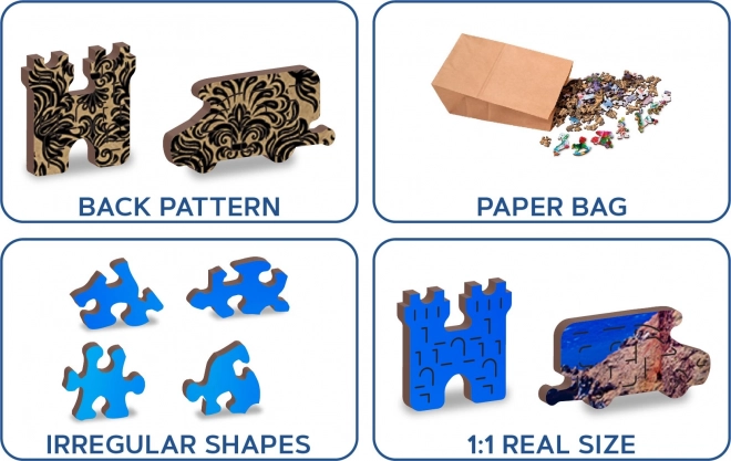 Houten puzzel Santorini Griekenland
