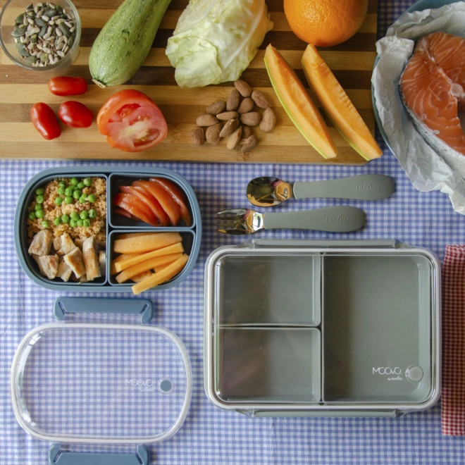 Lunchbox 950 ml, Poederblauw