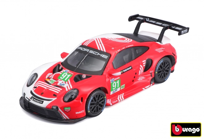 Racewagen Porsche 911 RSR LM 2020 in decoratieve doos