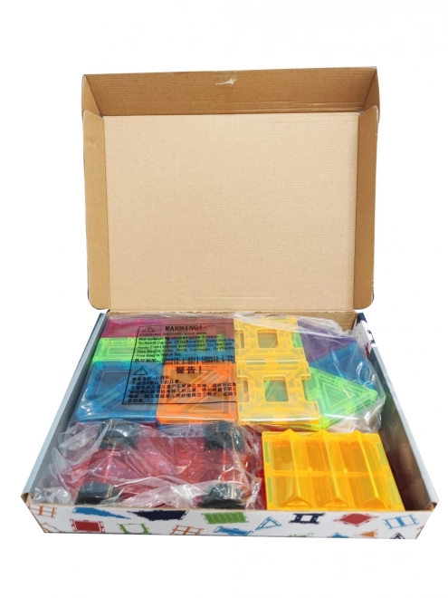 Kleurrijke magnetische bouwset