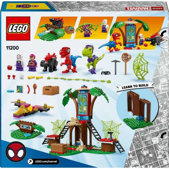 De strijd van Spidey en Gobby bij de boomhut