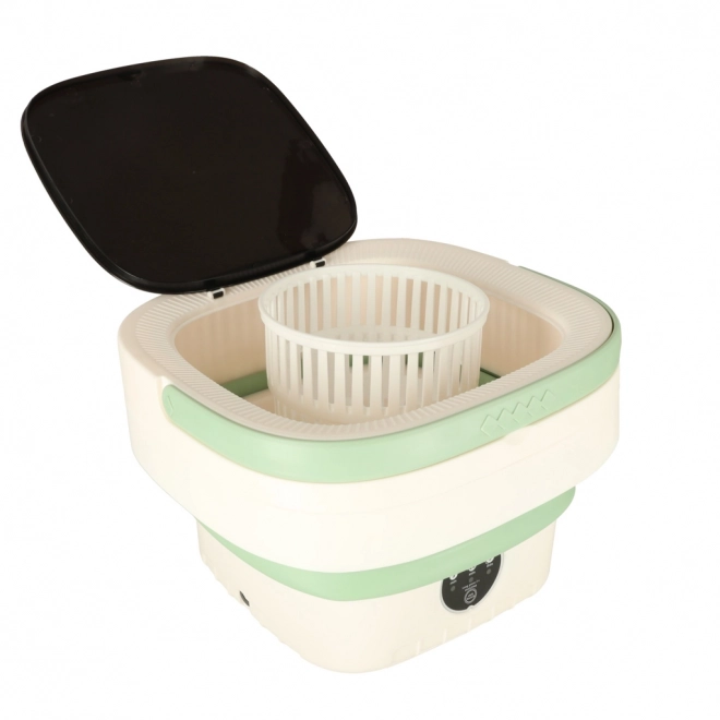 Opvouwbare draagbare automatische wasmachine 12L groen