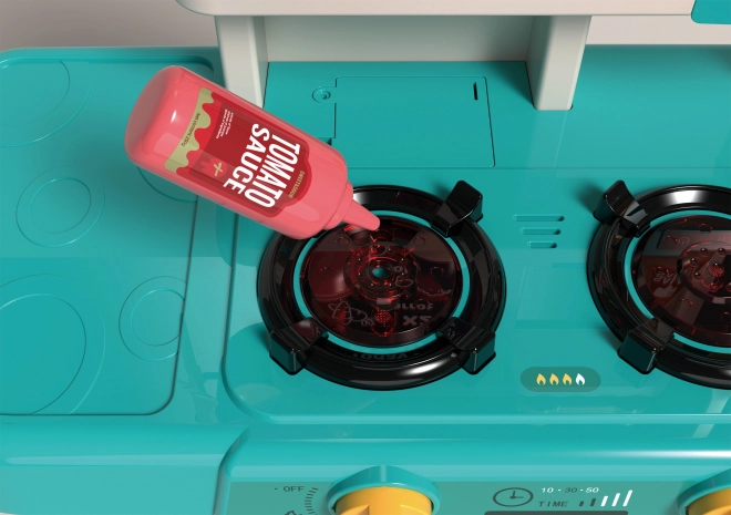 Interactieve keuken voor kinderen Woopie met accessoires