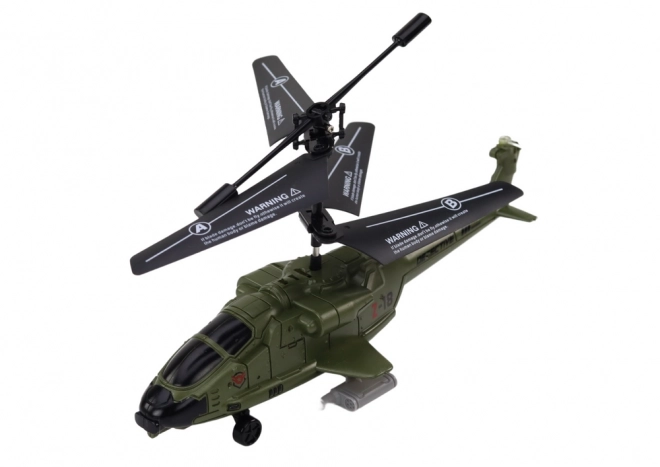 Militaire RC helikopter met gyroscoop