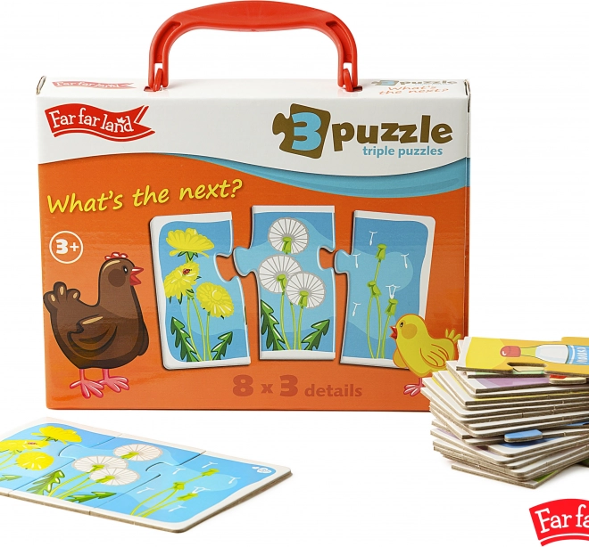 Far Far Land puzzel trio 8 afbeeldingen