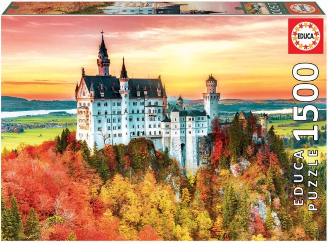 Puzzel Herfst in Neuschwanstein 1500 stukjes EDUCA