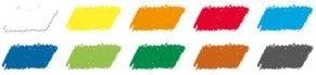 Rakety - krijtjes in 12 kleuren