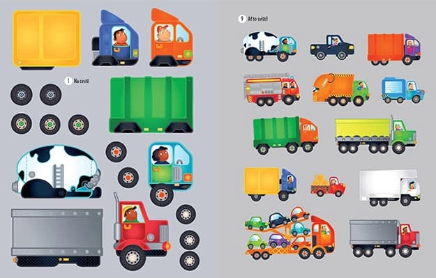 Stickerboek Vrachtwagens