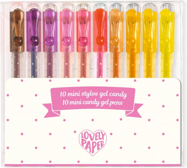 DJECO set van 10 mini-gelpennen