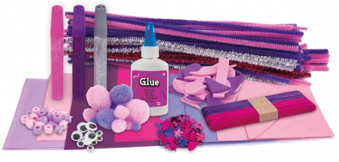 Grote creatieve doos roze