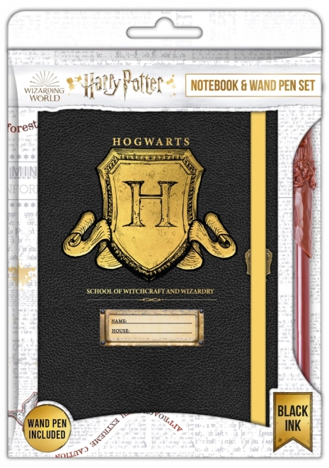 Harry Potter Zweinstein notitieblok en potlood set