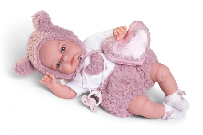 Antonio Juan 70361 TONETA - realistische baby pop met speciale bewegingsfunctie en zacht stoffen lichaam - 34 cm
