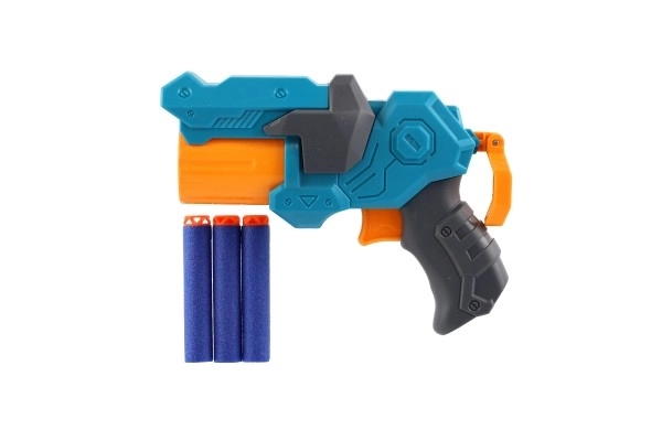 Kunststof pistool voor schuimkogels + 3 kogels