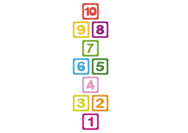 Educatieve cijfers Vloerstickers voor spellen in de klas
