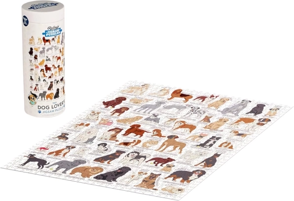 Puzzel voor hondenliefhebbers 1000 stukjes van Ridley's Games