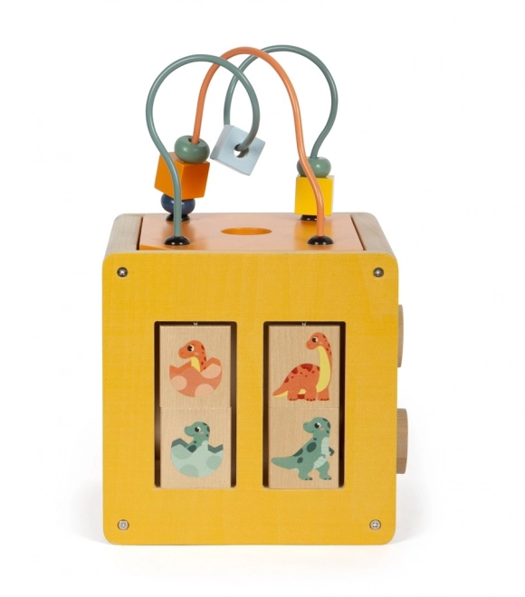 Small foot Houten motorische kubus Dino