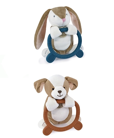 Doudou pluchen speelgoed met bijtring