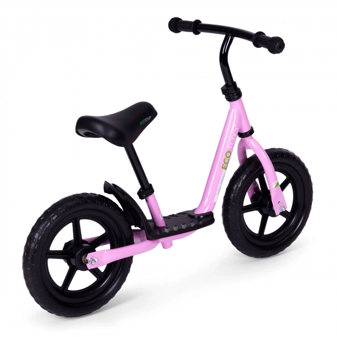 Kinderloopfietsje met platform ECOTOYS roze