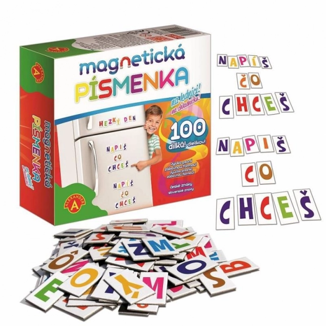 Magnetische letters voor de koelkast
