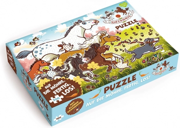 Magellan puzzel Haverclub race om het worteltje 200 stukjes