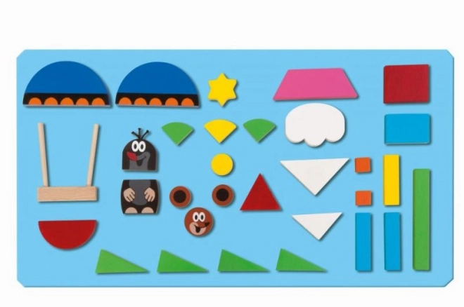 Magnetische puzzel - Kleine Mol