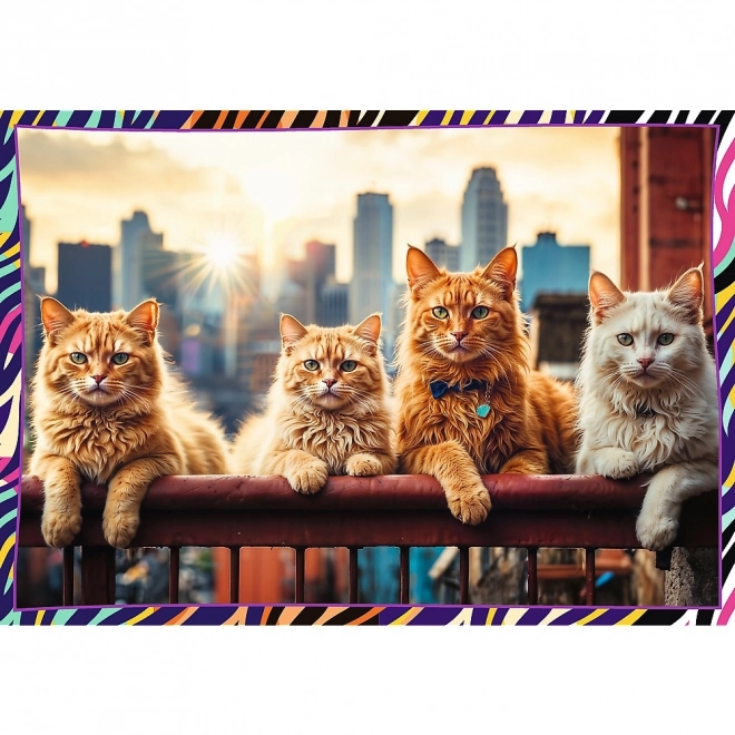 Puzzel 4x250 stukjes Grappige dieren