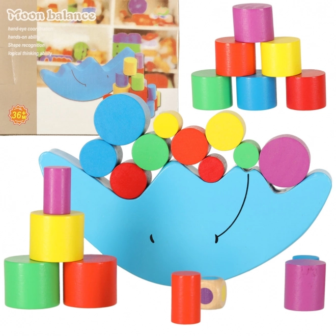 Montessori houten balansspel - Maan