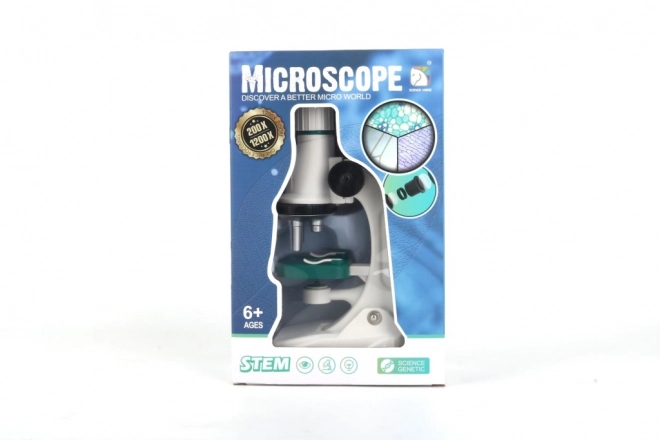 Kinder microscoop STEM met vergroting tot 1200x