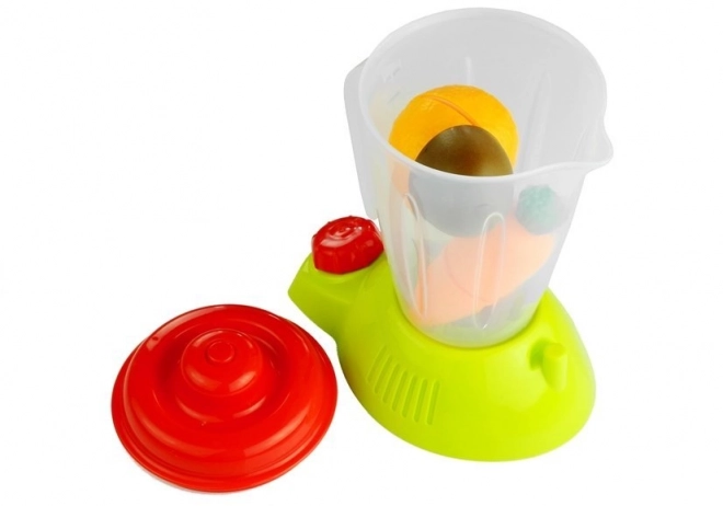 Kinderset fruit en groenten met mixer en dienblad