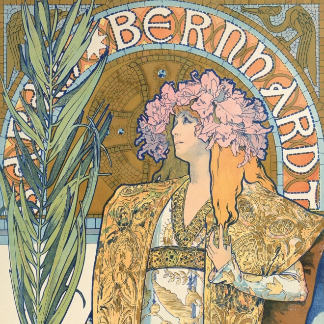 Notitiekalender Alfons Mucha 2025, 30 × 30 cm