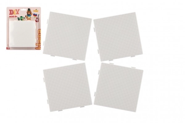 Strijkkralenmat Hama - Verbindingsvierkant 4 stuks op kaart 20x24x3cm