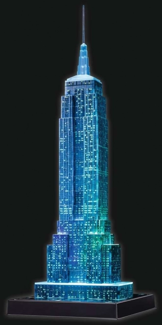 RAVENSBURGER Lichtgevend 3D-puzzel Nachteditie Empire State Building 216 stukjes