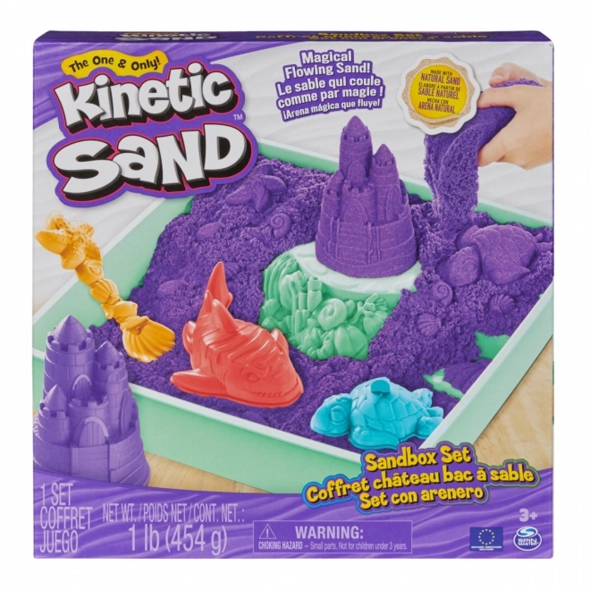 Kinetisch zand zandbak paars
