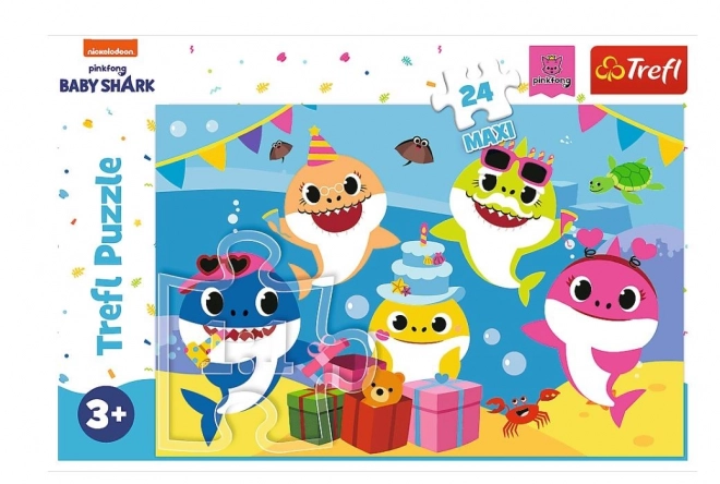 Puzzel 24 Maxi Jolly Baby Shark