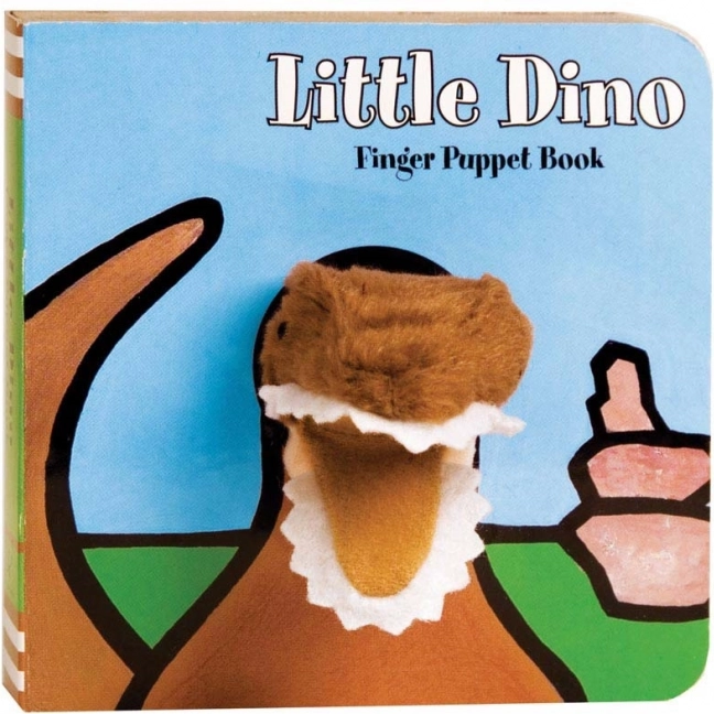 vingerpop-boekje kleine dino – interactief vingerboek