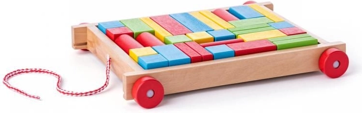 Trekbaar wagentje voor actief spelen