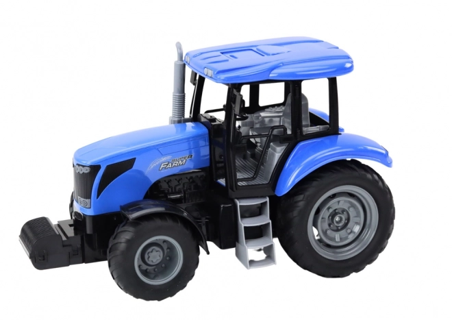 Op afstand bestuurbare tractor RC 2.4G Geluiden Blauw