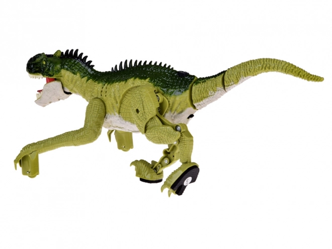 Groene dinosaurus met afstandsbediening