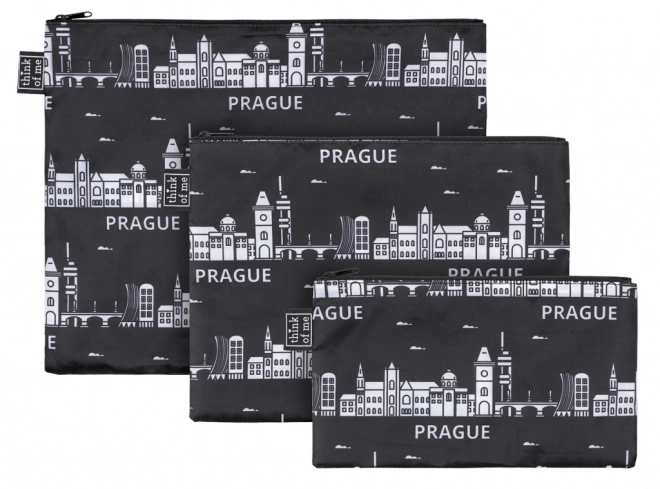 Set van 3 tasjes Praag