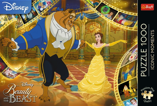 puzzel TREFL Premium Plus iconische momenten: Belle en het Beest 1000 stukjes