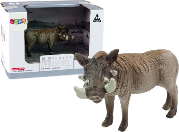 Set beeldje wrattenzwijn – wilde dieren