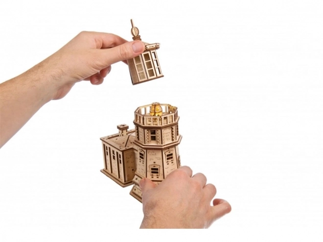 Vuurtoren Split Rock 3D houten mechanische puzzel