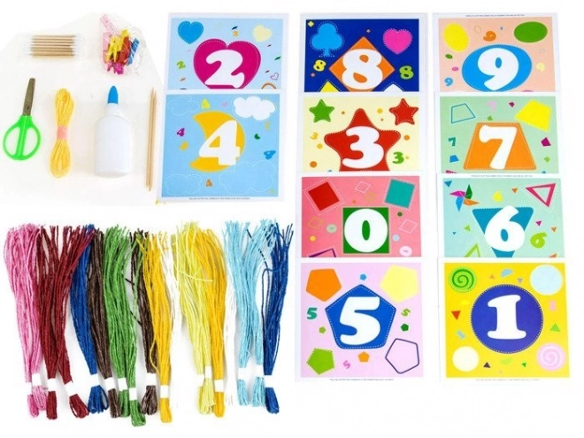 Grote creatieve set maak een afbeelding