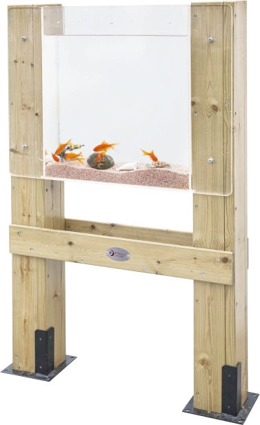 Classic World educatieve set voor het observeren van vissen en planten – houten dubbelzijdig bord