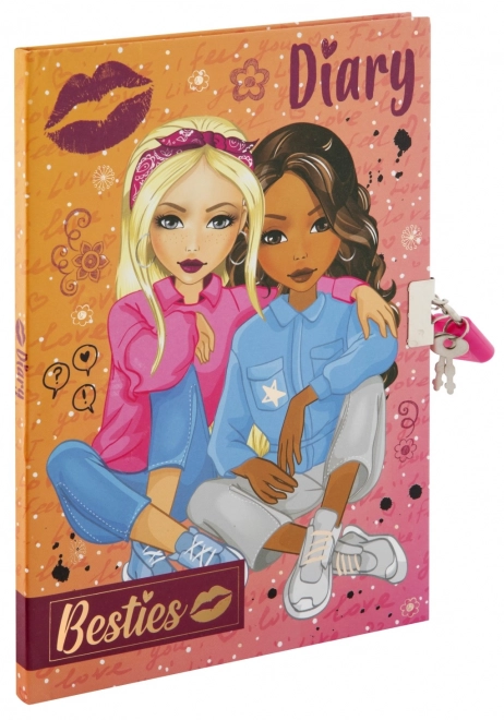 Dagboek met slot A5 Besties