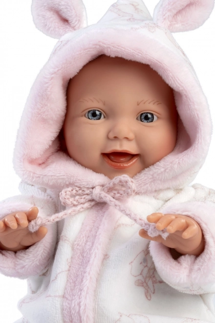 Llorens Little Baby realistische pop baby met zacht stoffen lijfje