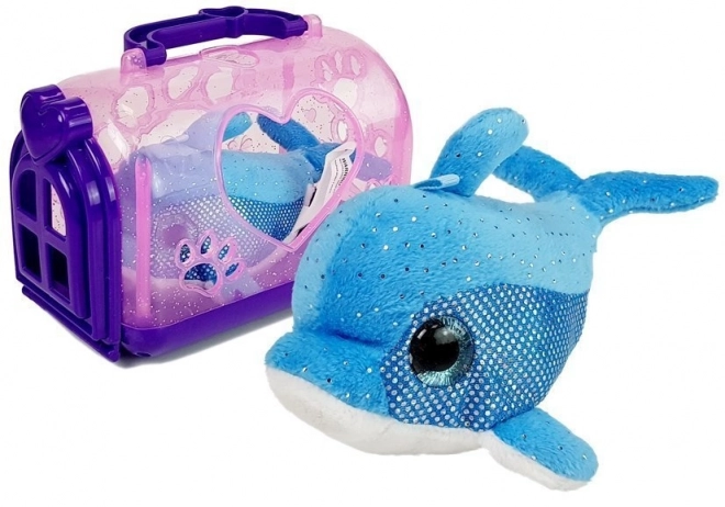 Dolfijn met Mascotte-Transportbox