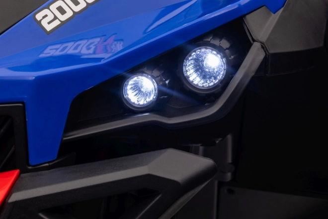 Elektrische kinderbuggy UTV-MX blauw