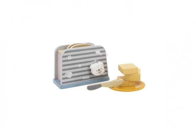 Houten tosti-ijzer