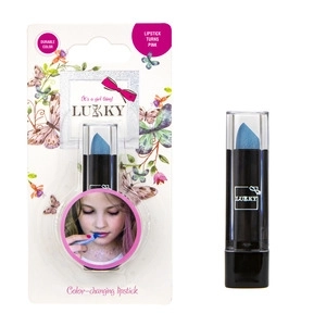 Lukky lippenstift - verandert van kleur (blauw - roze)